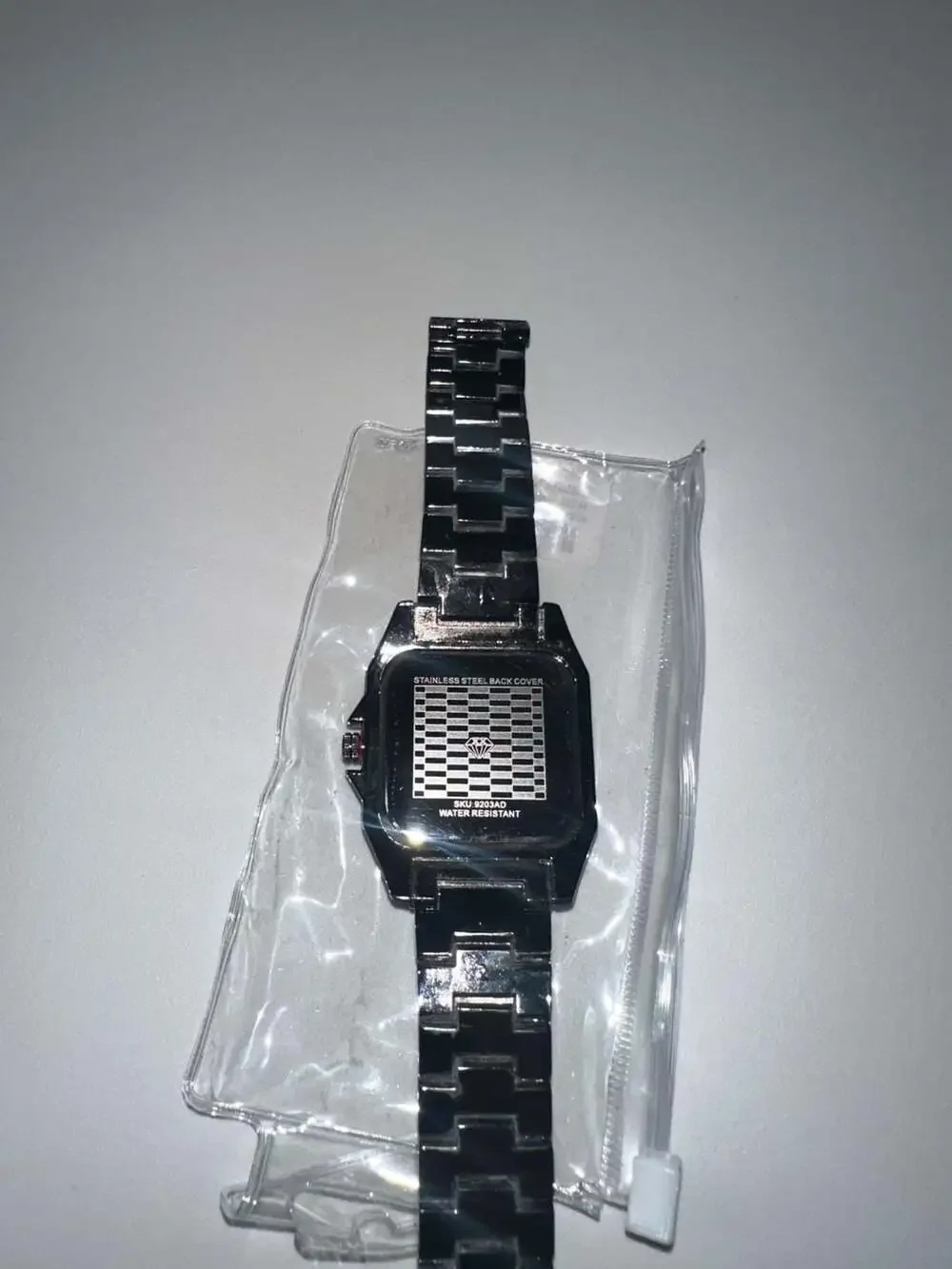 Iced Out All-Black Statement Watch SKU 9203AD